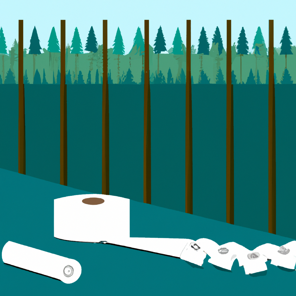 What are the environmental impacts of toilet paper production and use?